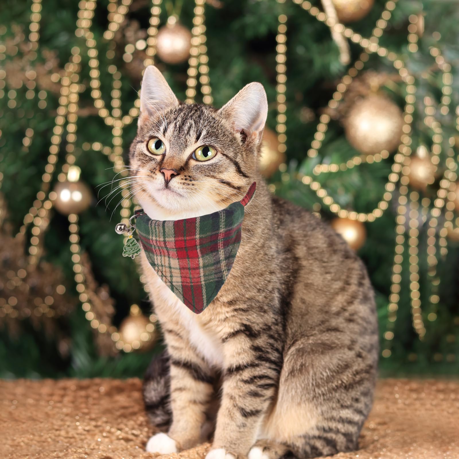 PTDECOR bell on collar produces gentle jingle for easy location