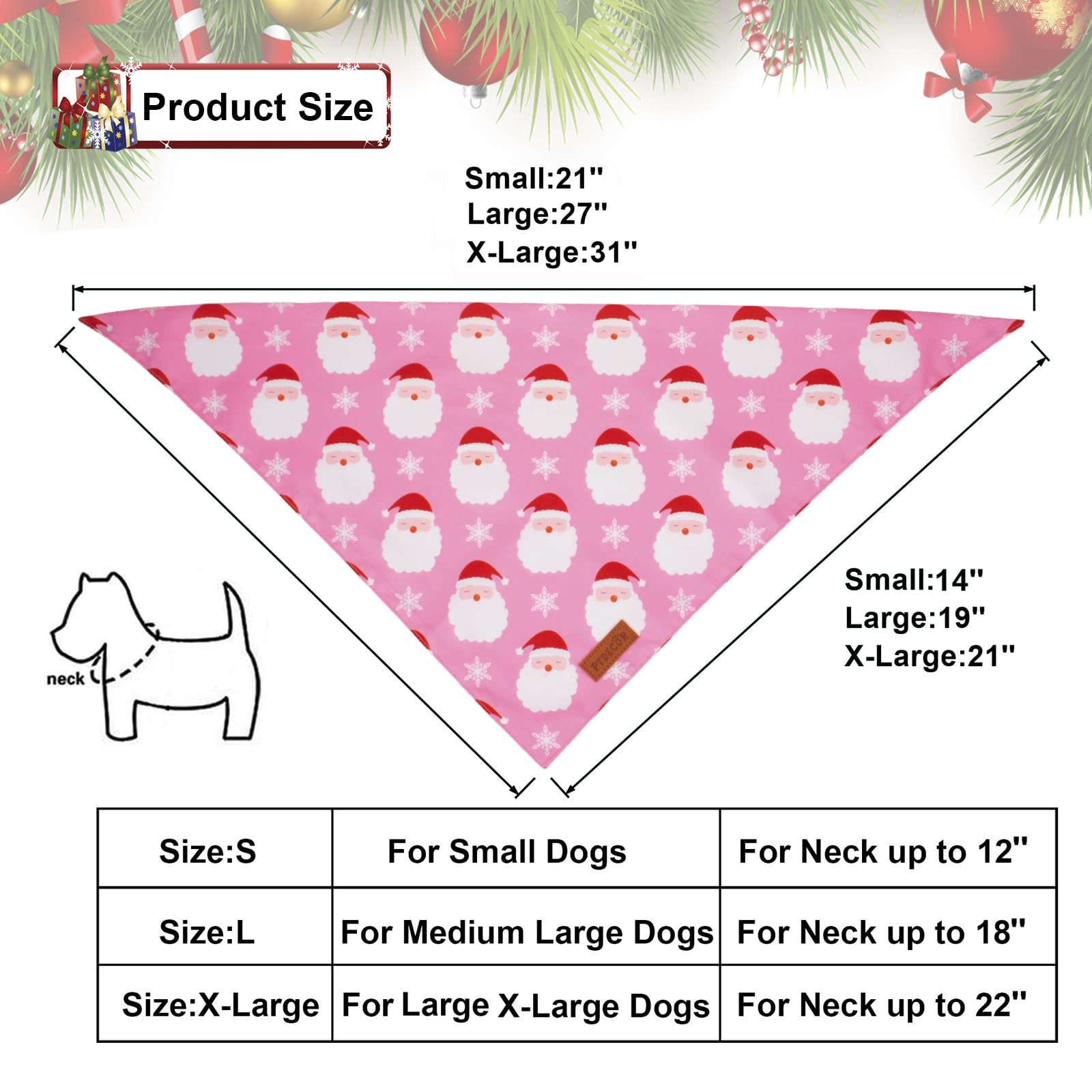 PTDECOR reversible-style bandana offers versatile looks for daily wear and party photos.