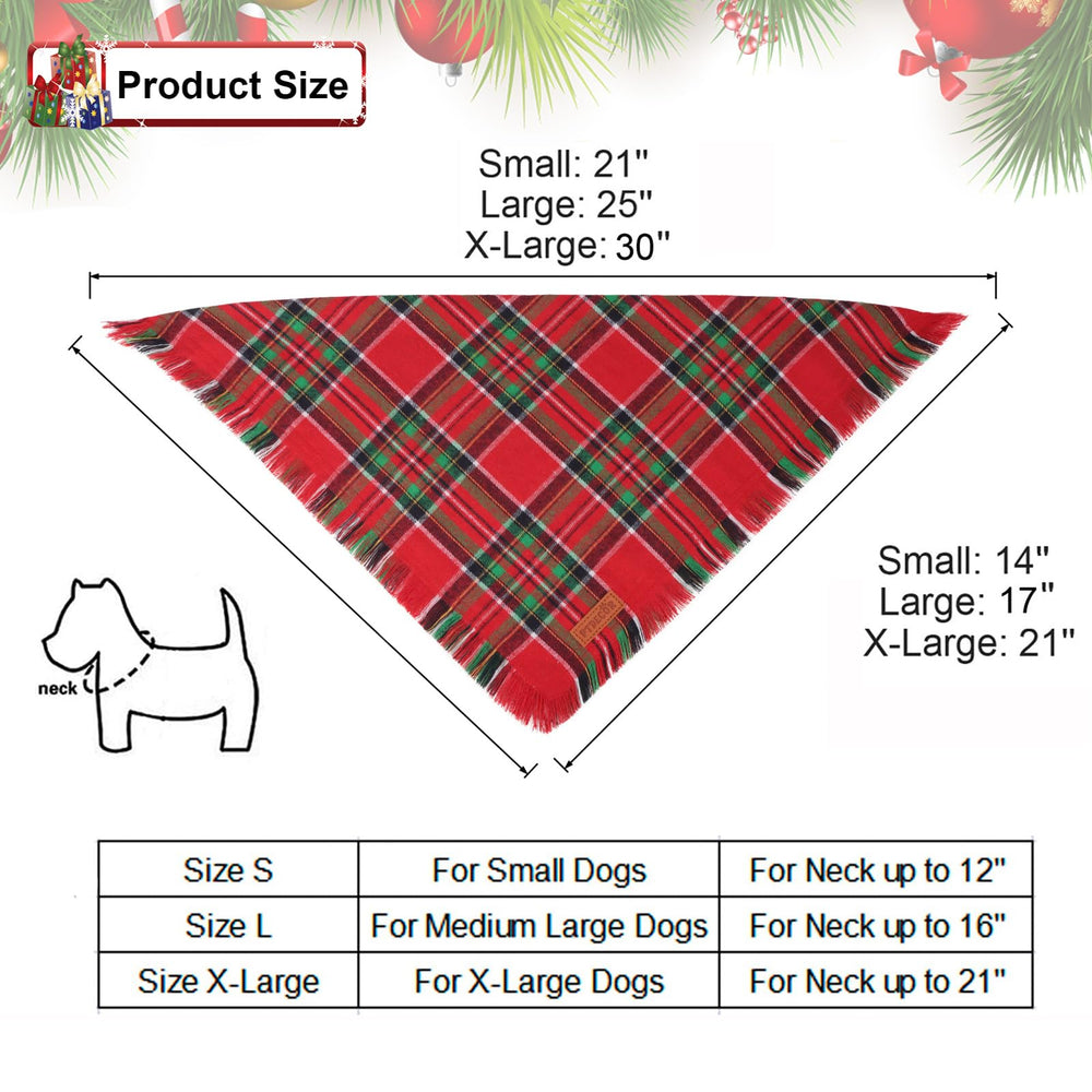 PTDECOR 3-size option small neck up to 12 inches for tiny pups.