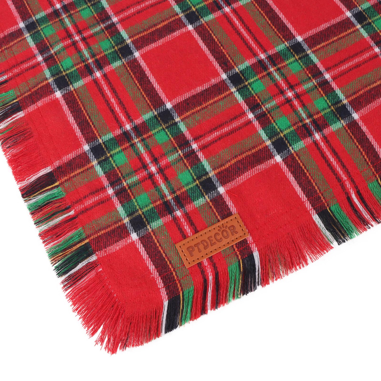 PTDECOR Christmas bandana set ideal for holiday photos and festive events with pets.