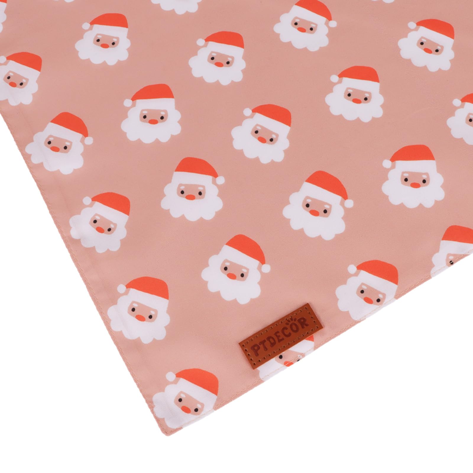PTDECOR dog bandana packaging highlights gift-ready holiday styling.