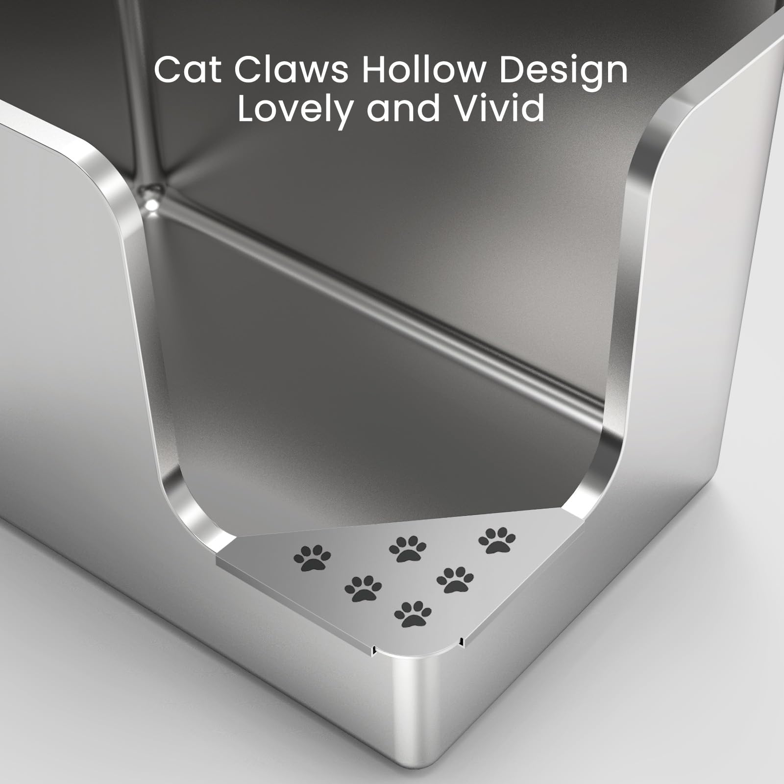 PTFFF wrap-three-sided design offers privacy and containment.