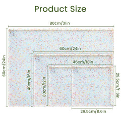 Ptlom dog bowl mat waterproof-non-slip holds bowls steady and protects surfaces.