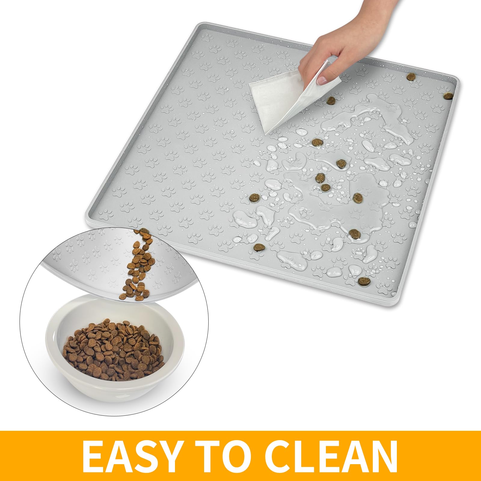 Ptlom cat fountain compatibility with safe silicone placemat