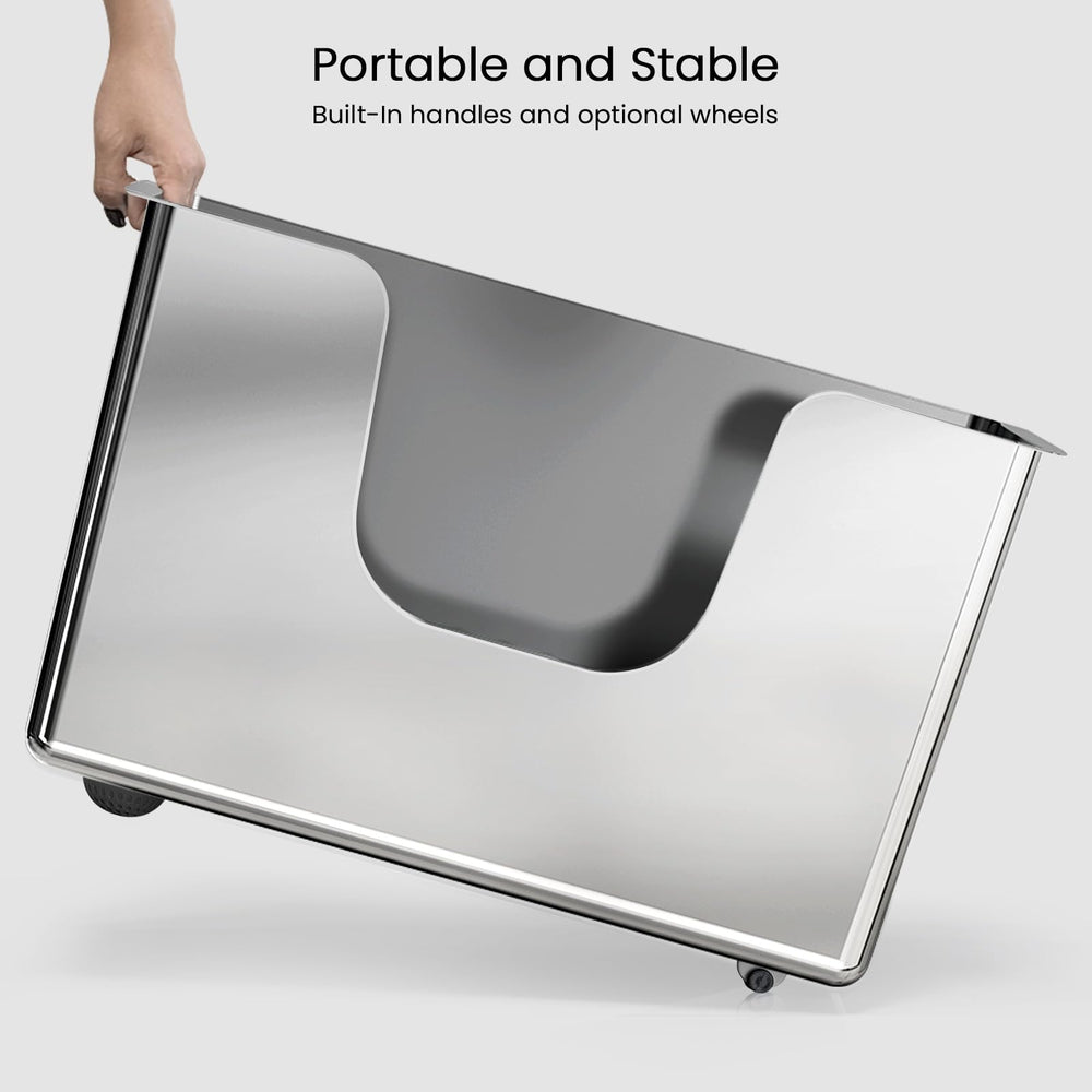 Ptlom no-assembly design saves time and reduces clutter.