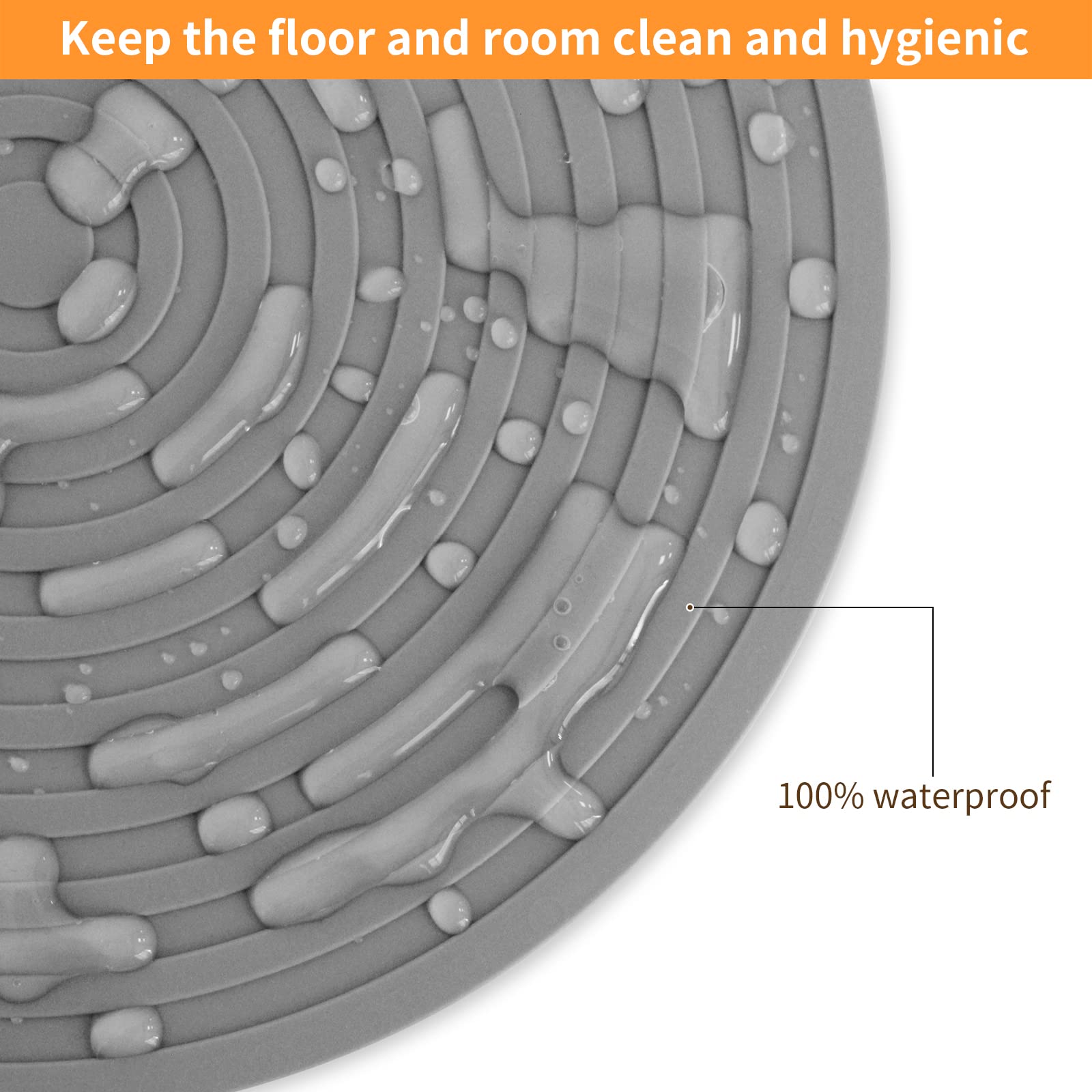 Ptlom soft silicone and rounded design reduce mess and simplify cleaning.
