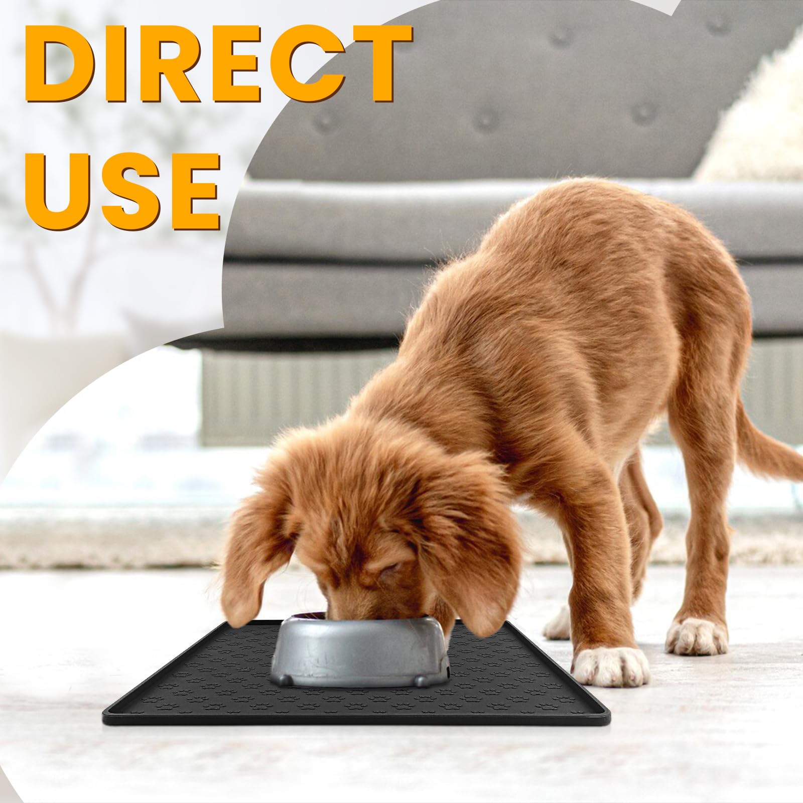 Ptlom Placemat dishwasher-safe silicone for easy cleaning