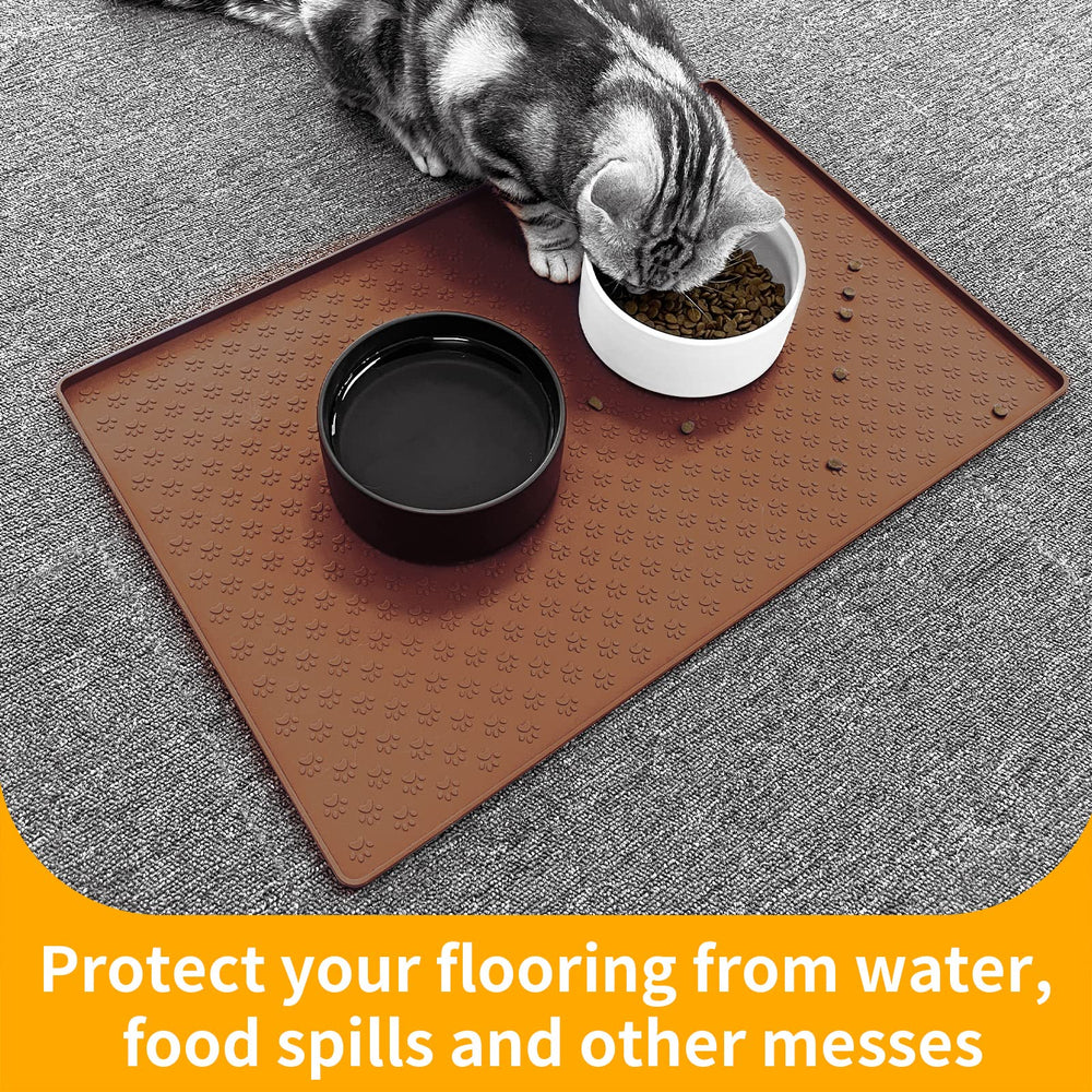 Ptlom pet placemat residue prevention reduces floor mess