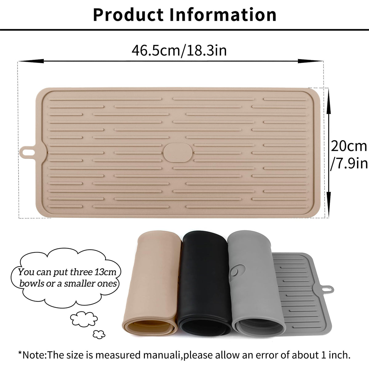 Ptlom Pet Placemat waterproof surface protects floors from spills.