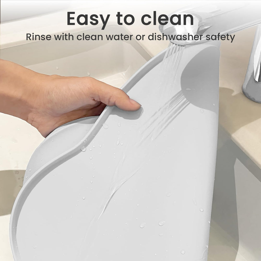 Ptlom placemat duradera silicona blanco para el hogar