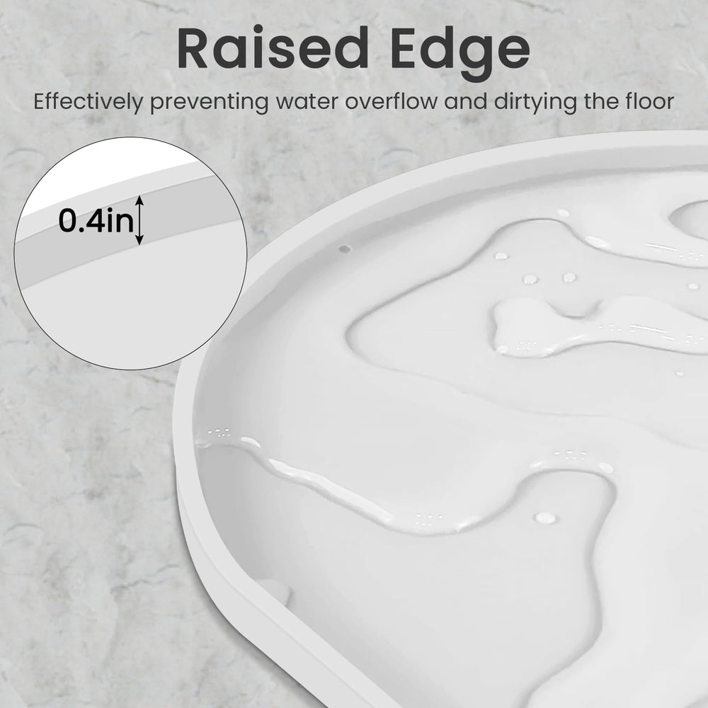 Ptlom placemat para perros y gatos de todos tamaños blanco