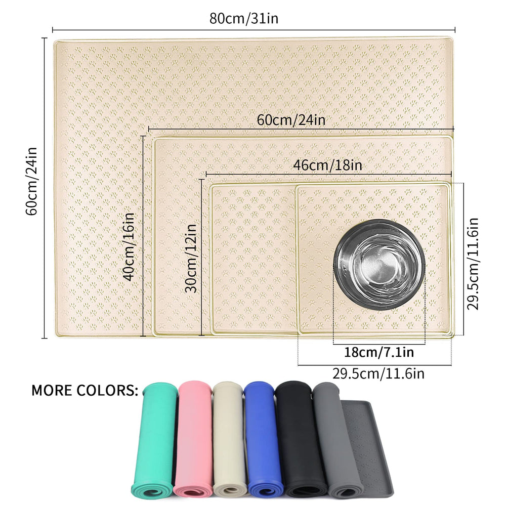 Ptlom placemat close-up of anti-slip edge preventing bowl sliding