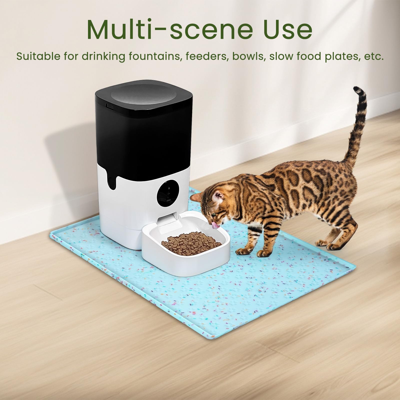 Ptlom tapete lavable y duradero para uso diario con mascotas.