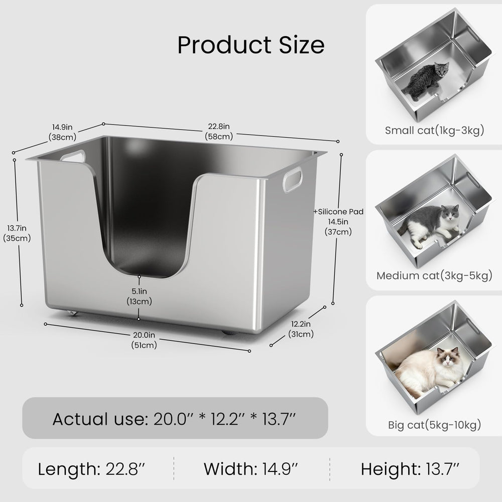 Ptlom top-entry design reduces litter scatter during daily use.