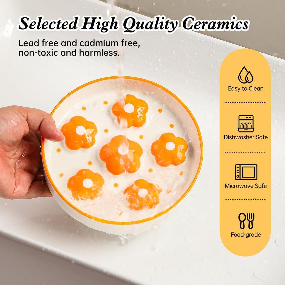 PTOBER 6 oz capacity fits a cat's modest portions for dry or wet meals.