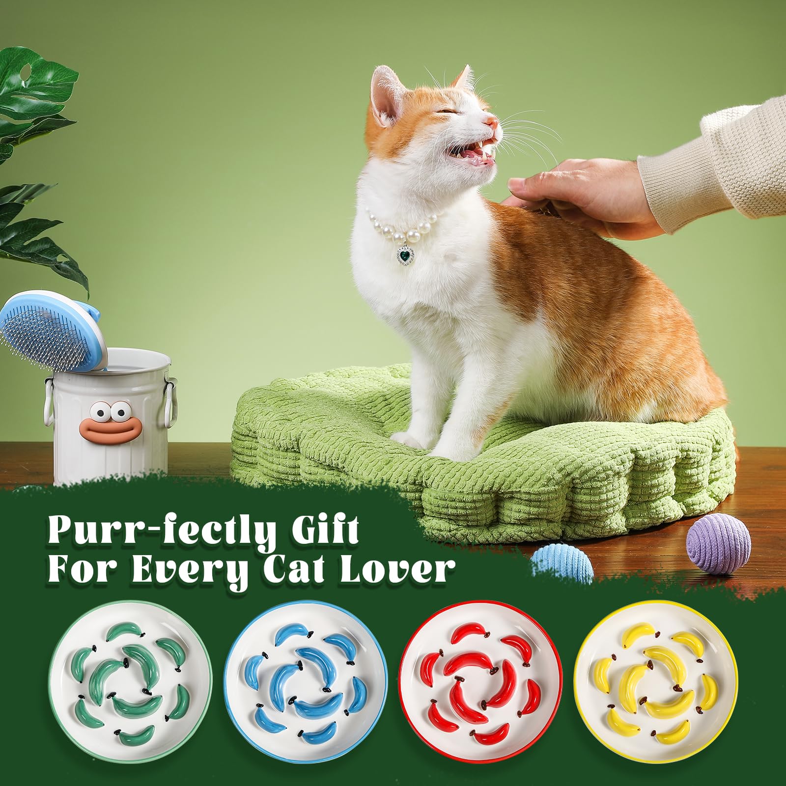 PTOBER easy-clean ceramic surface and safe ridges for quick wipe-down.