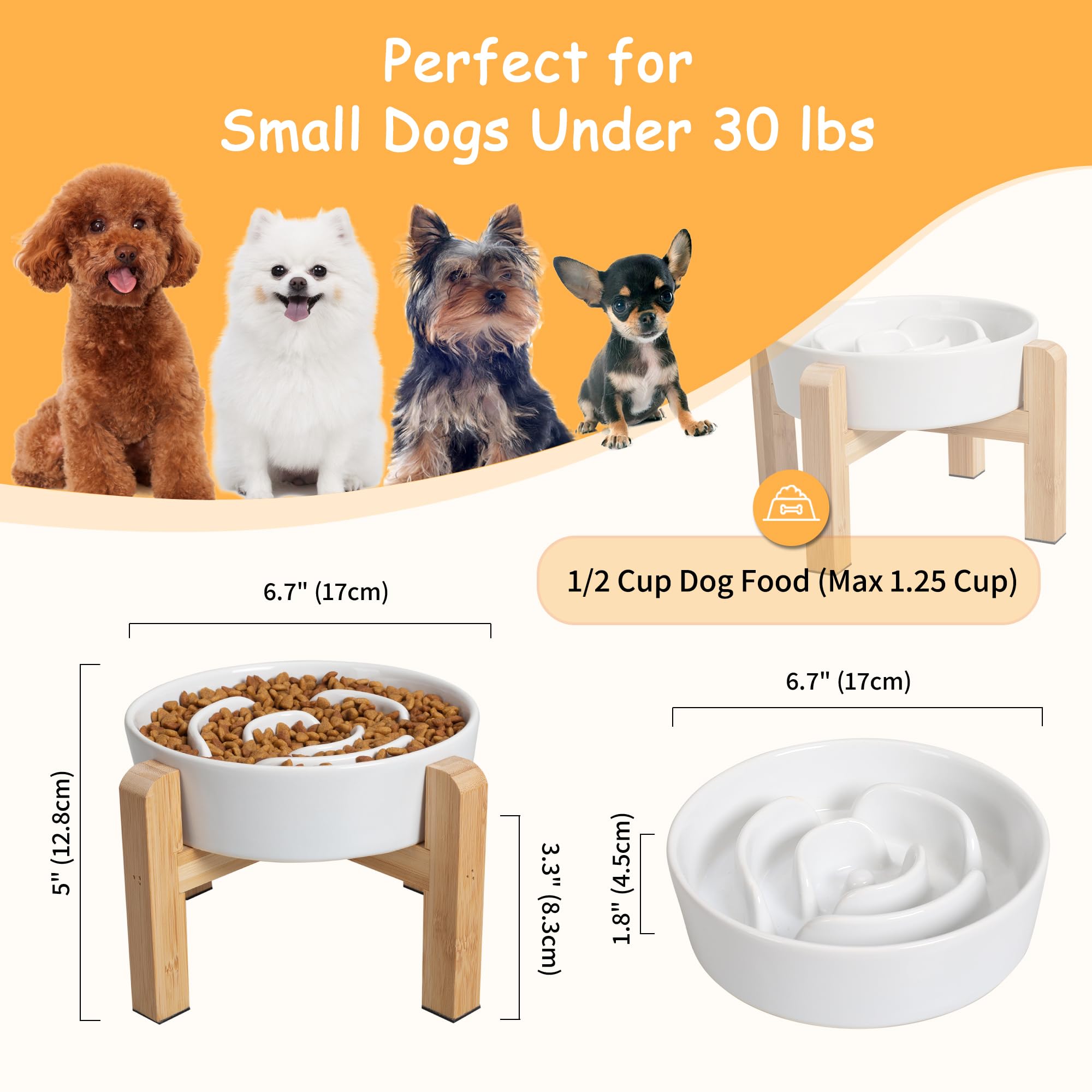 PTOBER bamboo stand shows sturdy, eco-friendly design for stable dining.