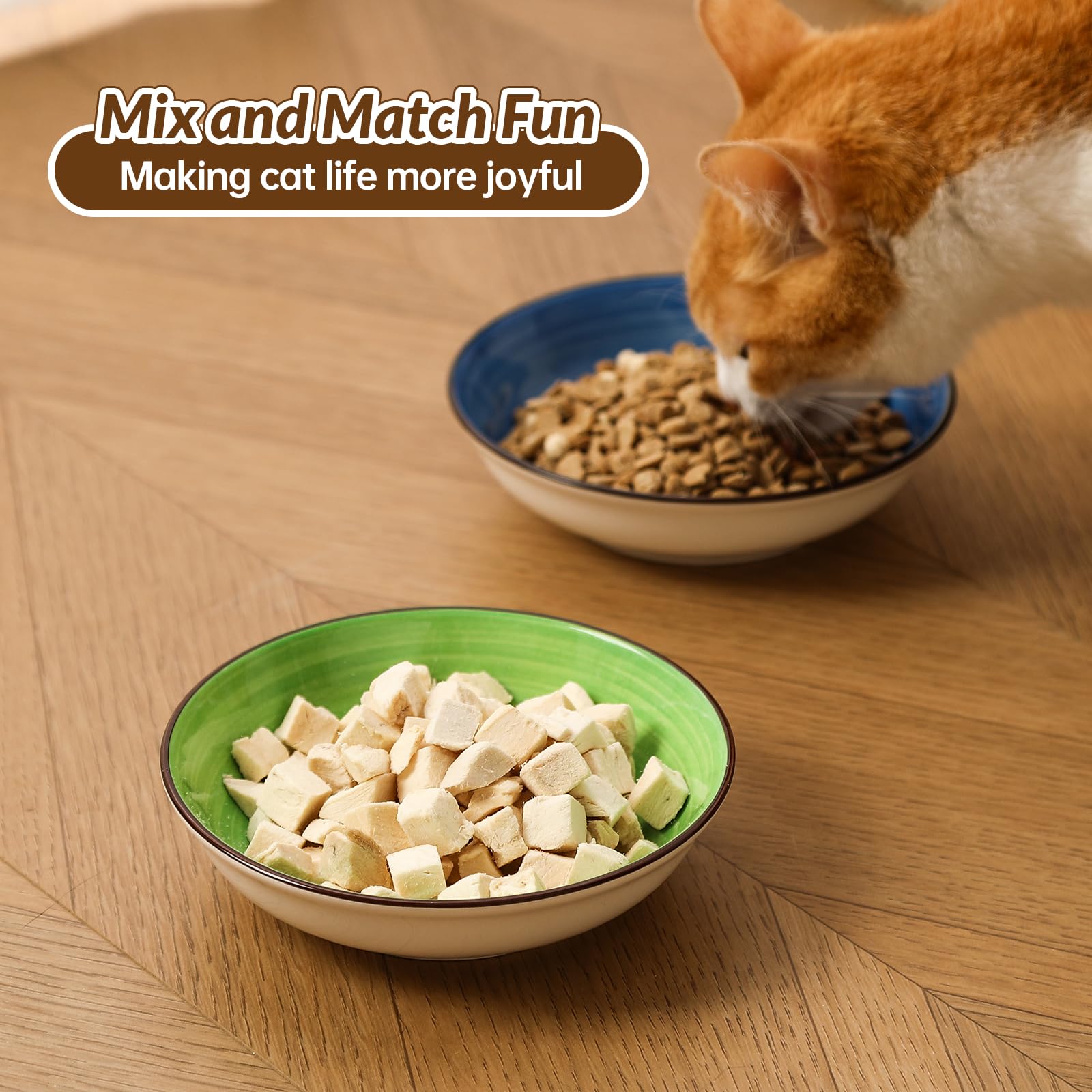 PTOBER stackable bowls save space between meals