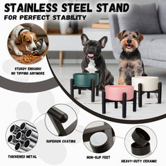 PTOBER stainless steel stand with non-slip feet