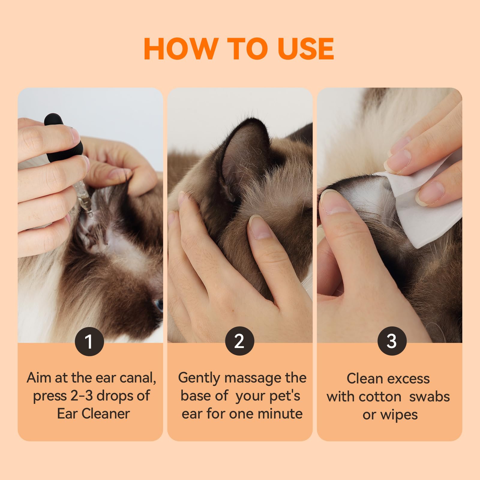 PUAINTA dog ear cleaner chamomile oil closeup conveys soothing aroma and gentle irritation relief.
