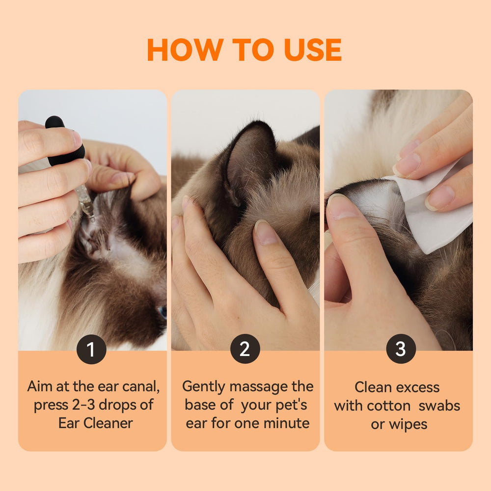 PUAINTA dog ear cleaner chamomile oil closeup conveys soothing aroma and gentle irritation relief.