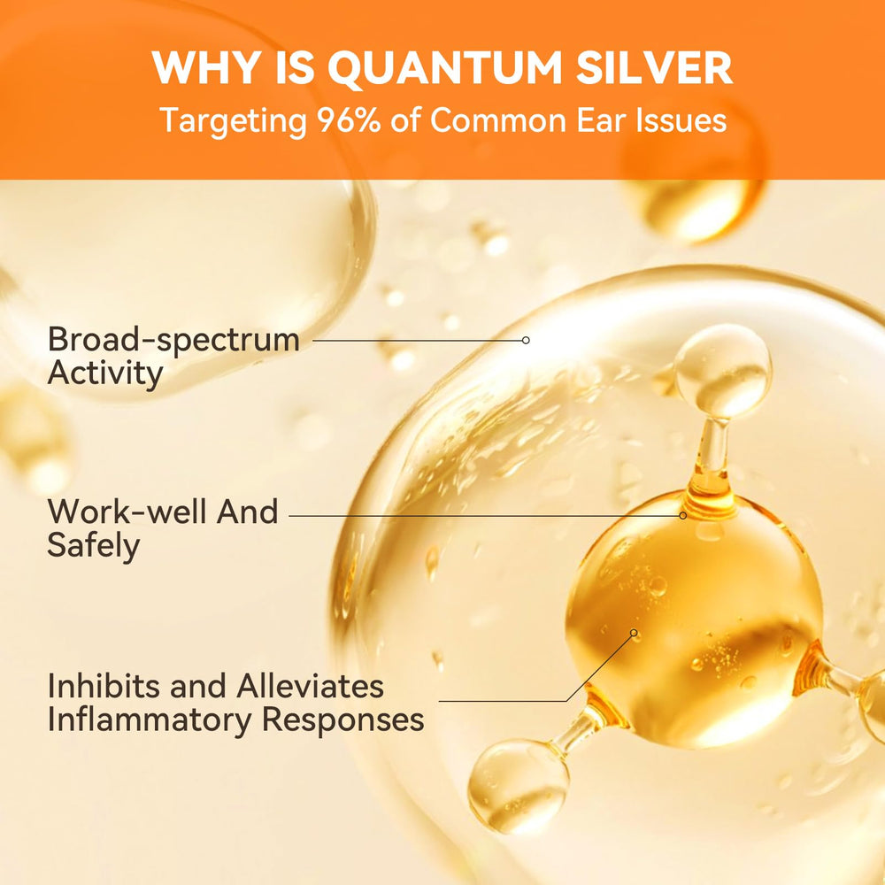PUAINTA dog ear cleaner quantum silver ingredient signals potential microbial control.