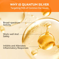 PUAINTA dog ear cleaner quantum silver ingredient signals potential microbial control.