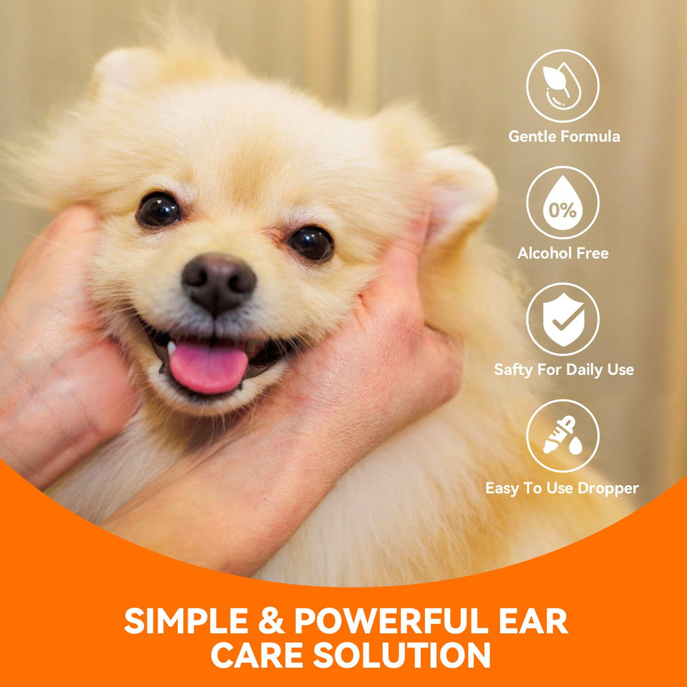 PUAINTA dog ear cleaner vet-approved seal reinforces trusted care.
