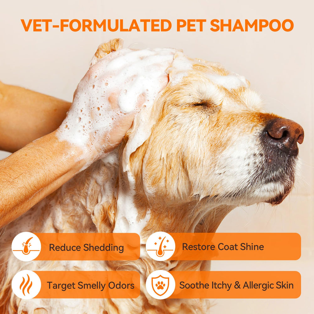 PUAINTA dog shampoo lather closeup demonstrates gentle cleansing for sensitive coats.