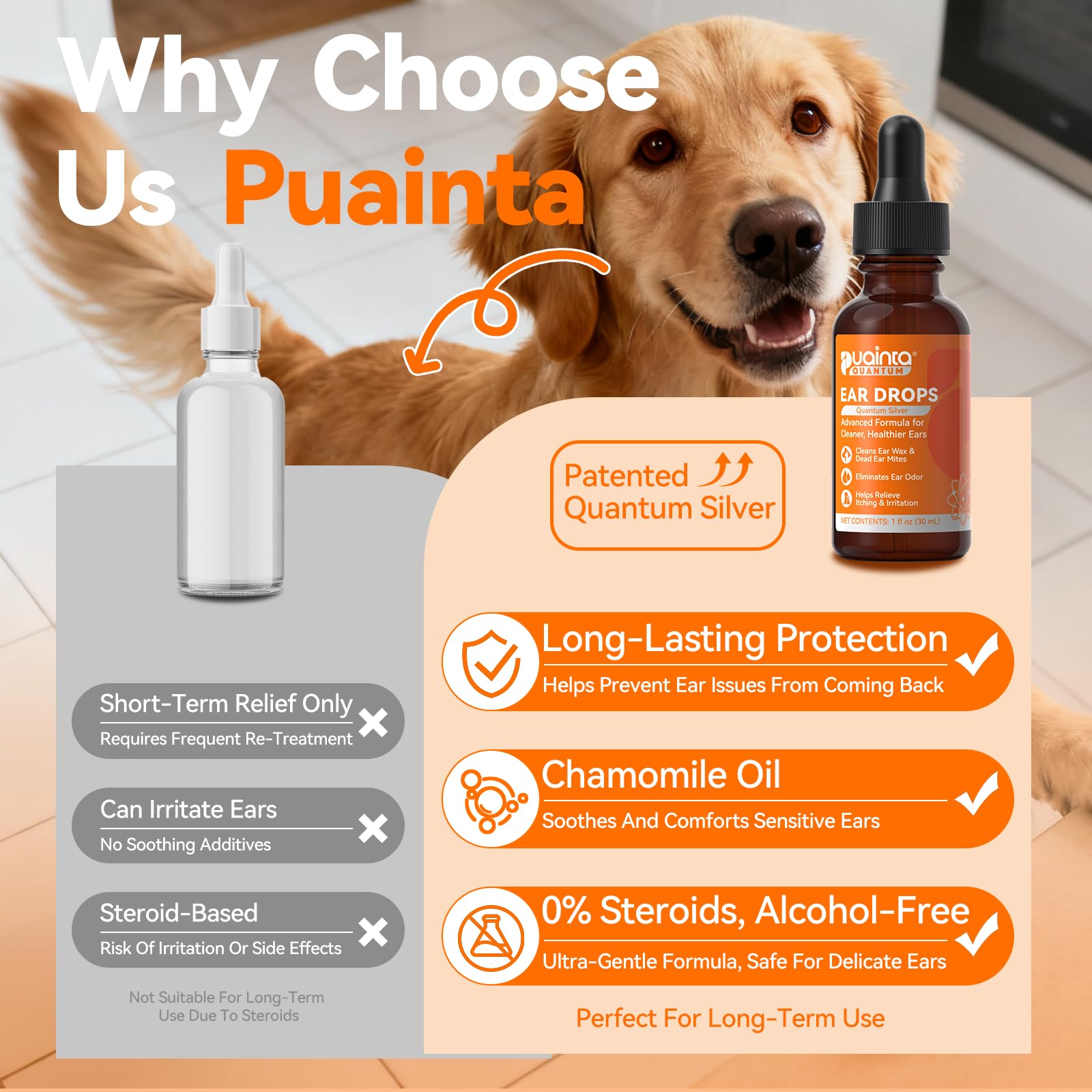 PUAINTA USA-made GMP-certified quality ear care.