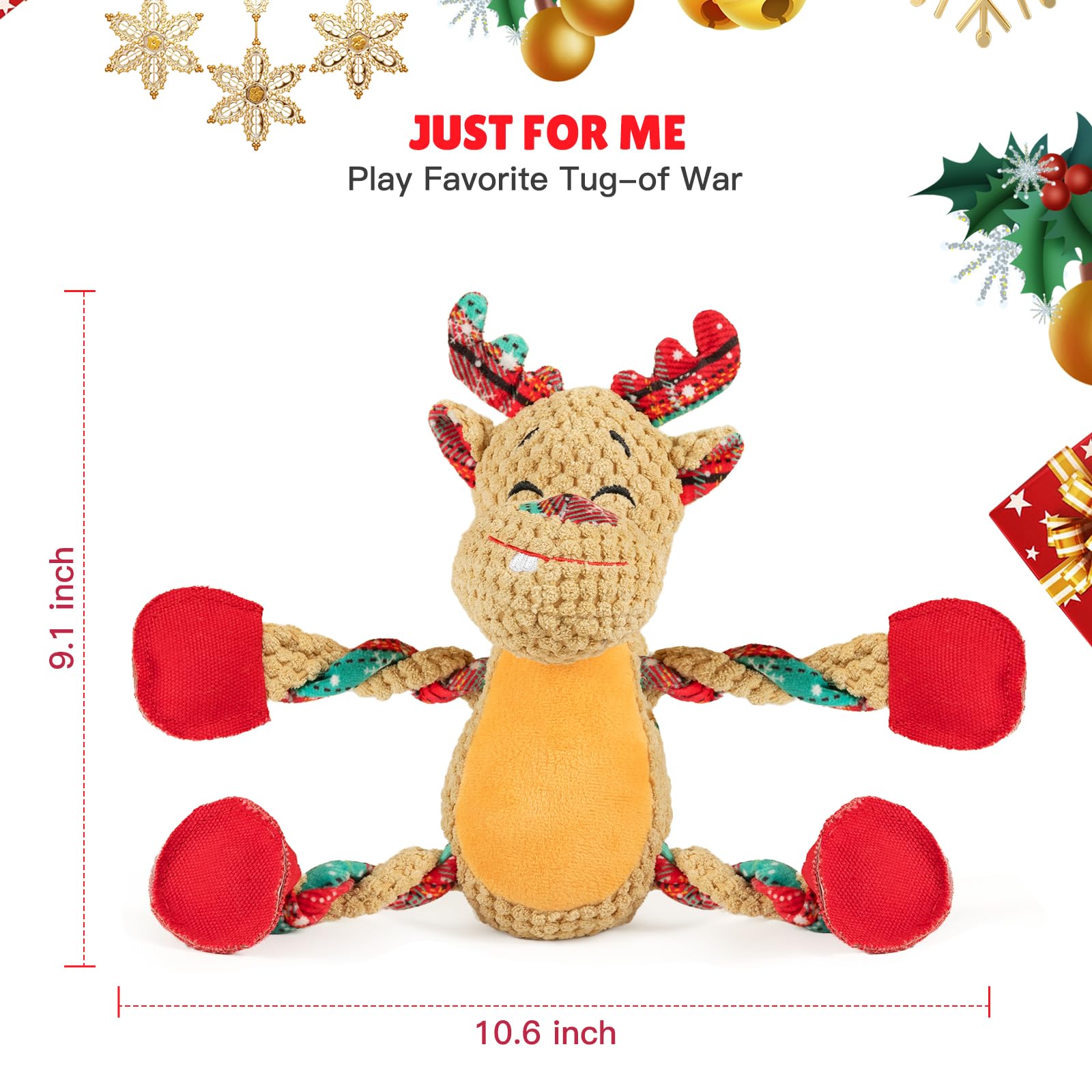 Pubialo dog toy soft plush-texture offers cozy comfort during rest or play.
