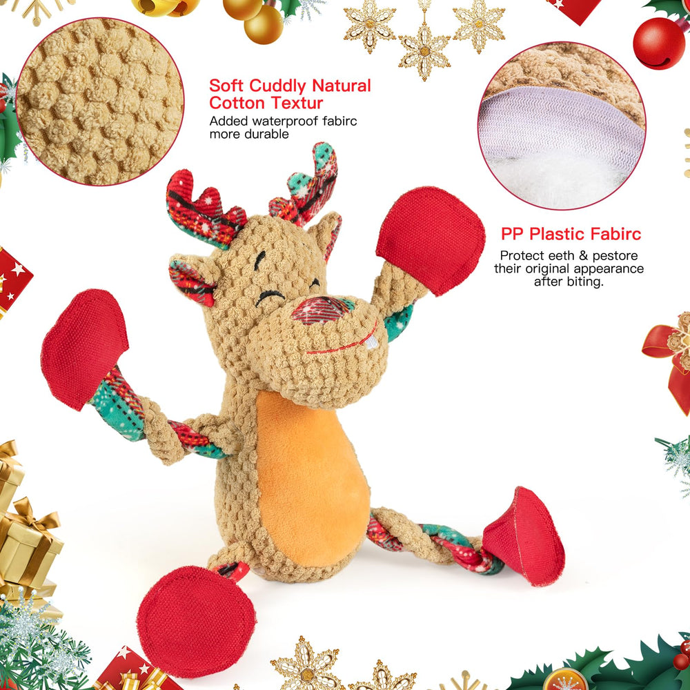 Pubialo dog toy tug-of-war promotes active fetch and bonding.