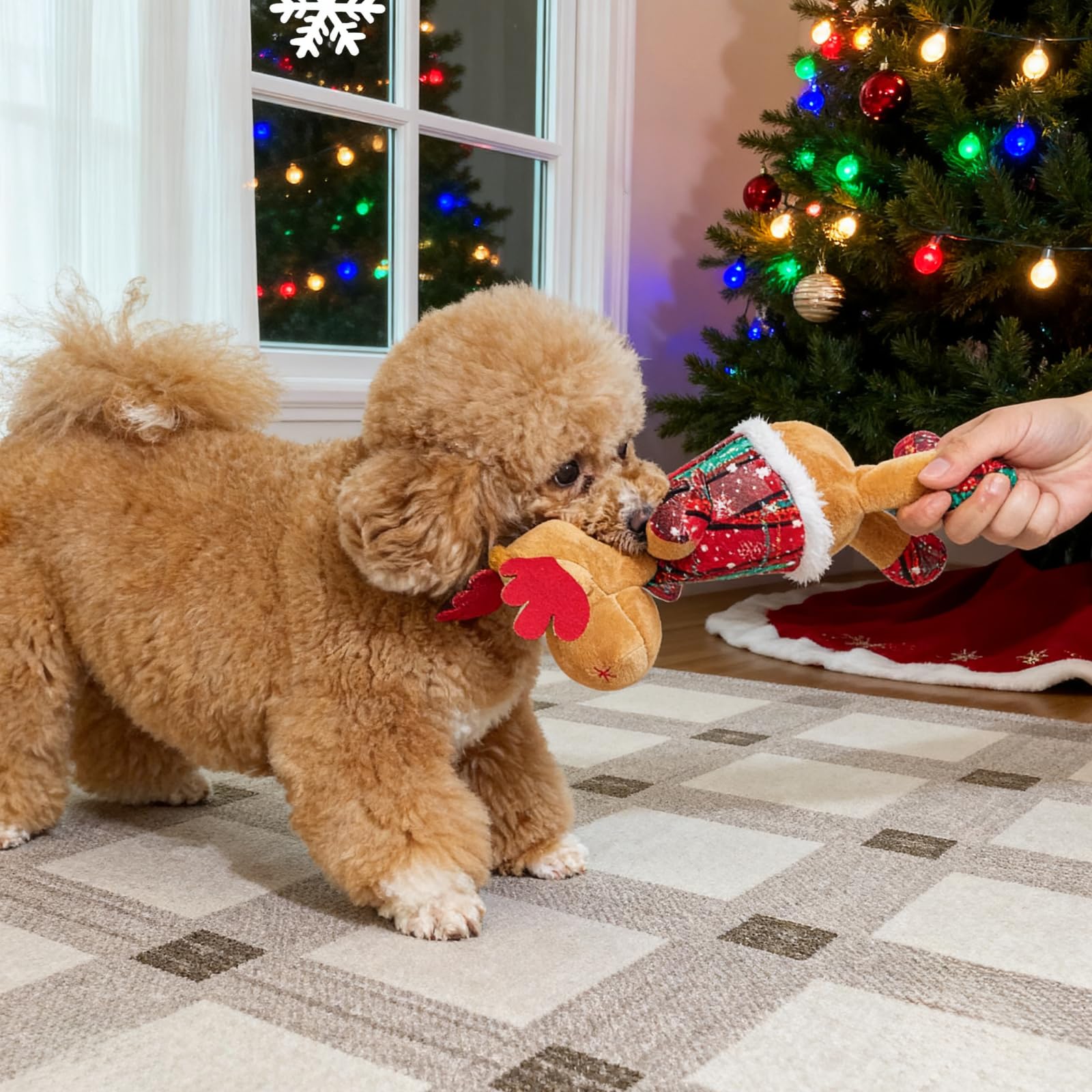 Pubialo stocking-stuffer friendly toy for festive dog gifts