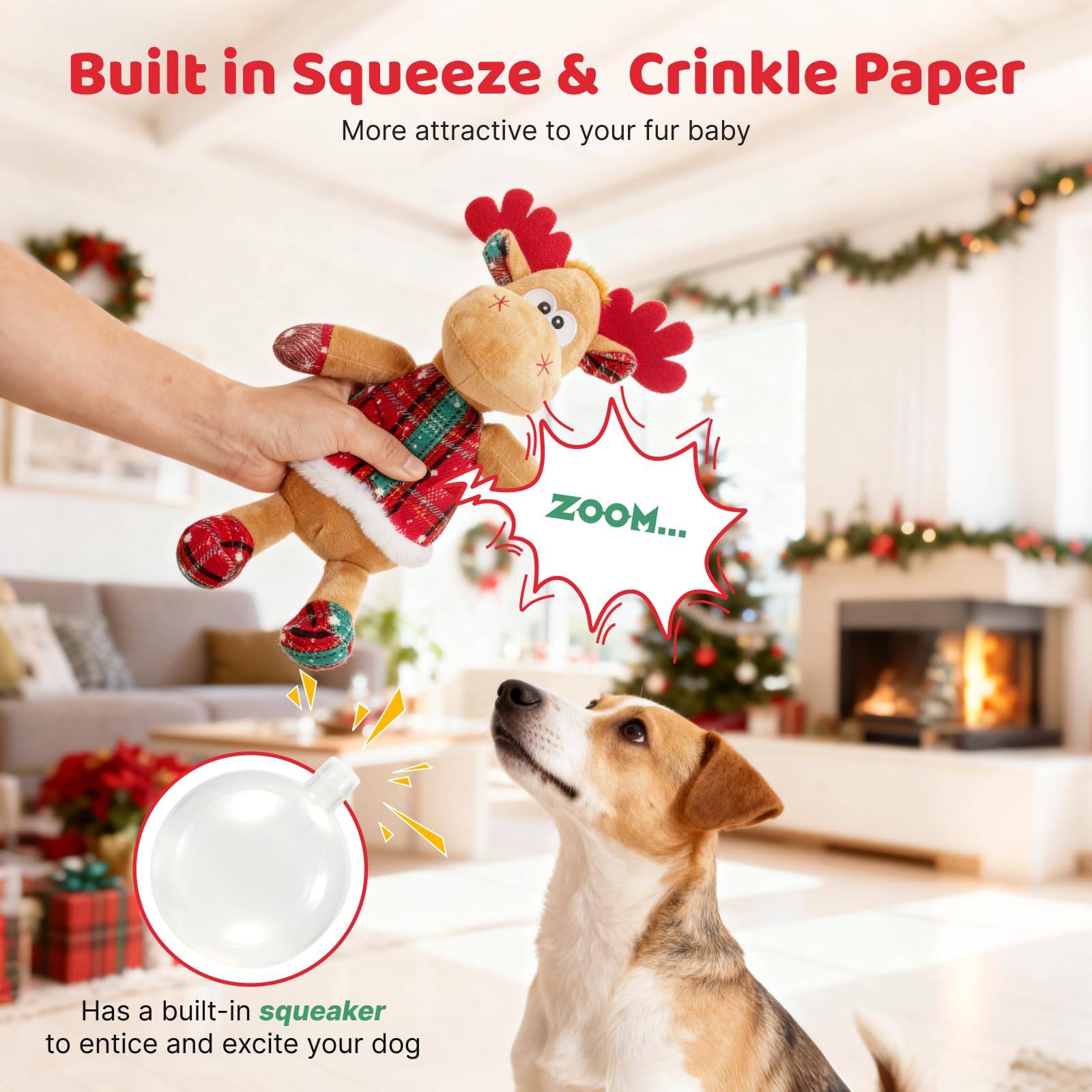 Pubialo soft plush body offers comforting hugs during gentle play