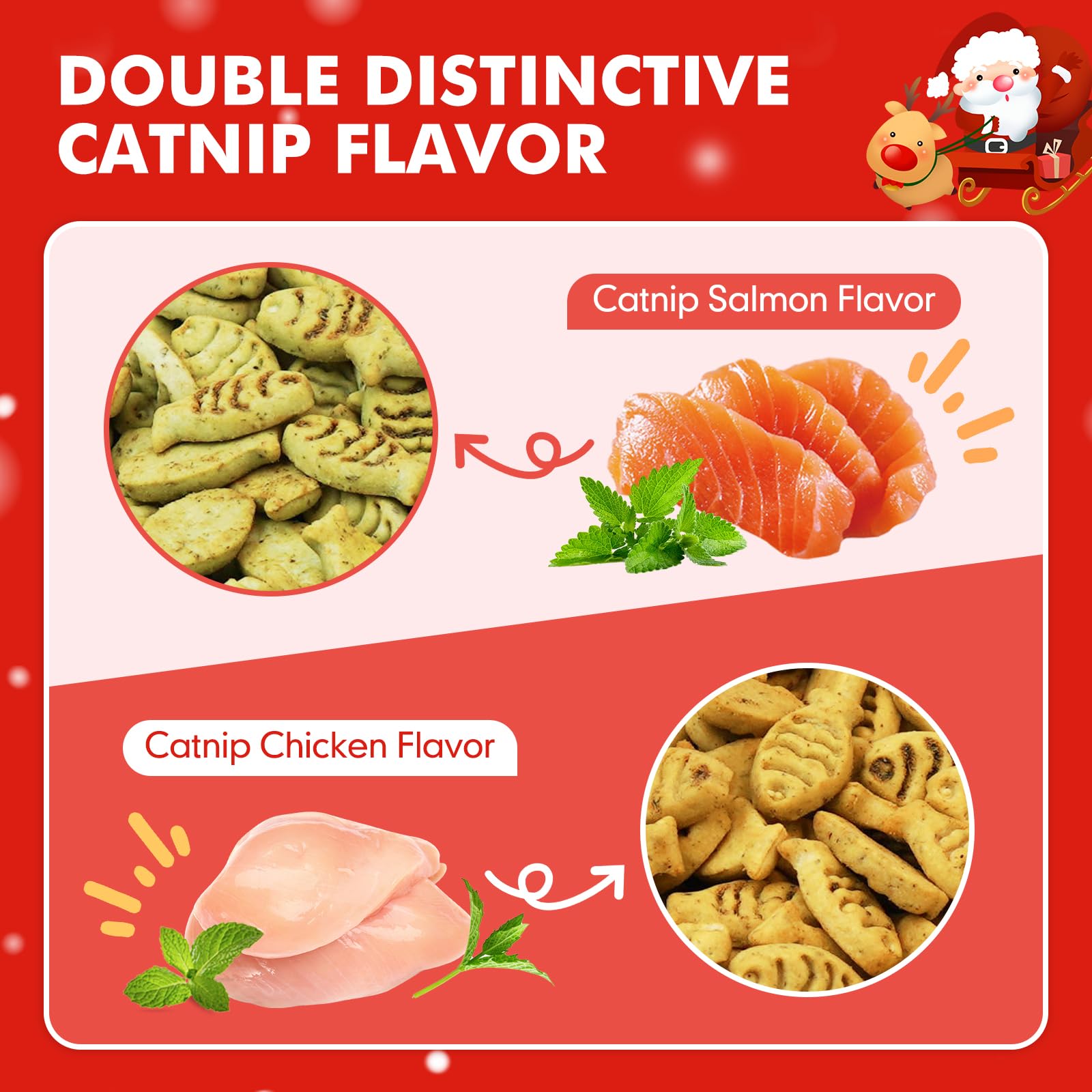 Puddonio cat treats fish-shape biscuits, crunchy texture cats enjoy.