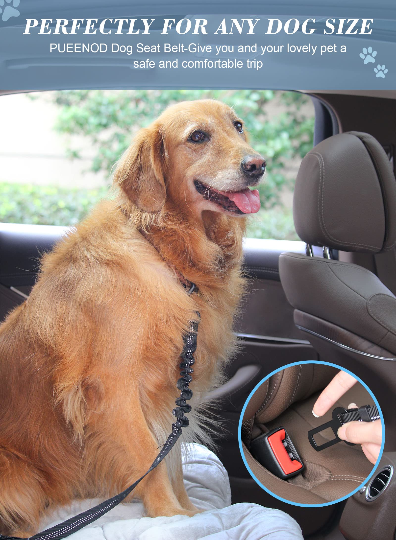 PUEENOD universal-buckle is compatible with most vehicles