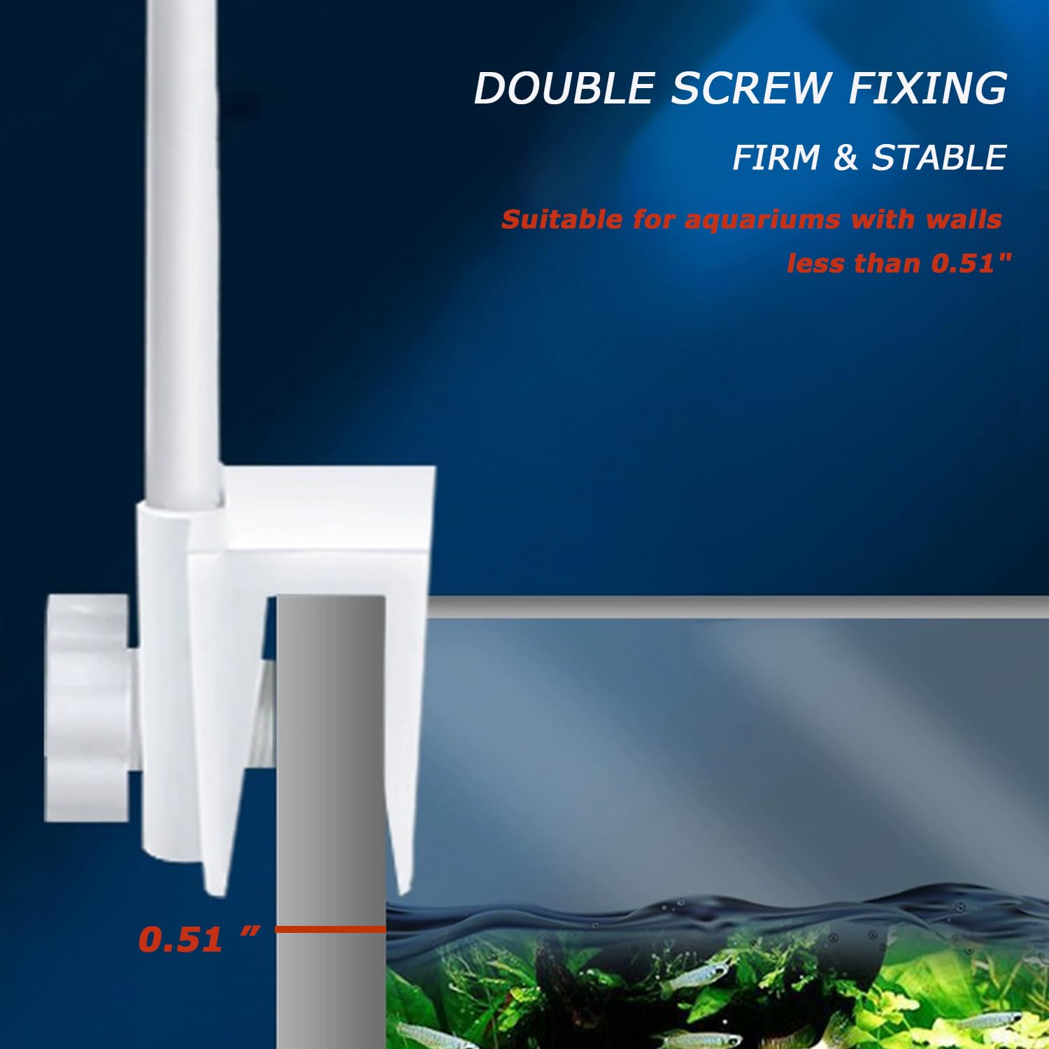 PUEUTU 5.25 ft cable enables flexible placement around tanks.