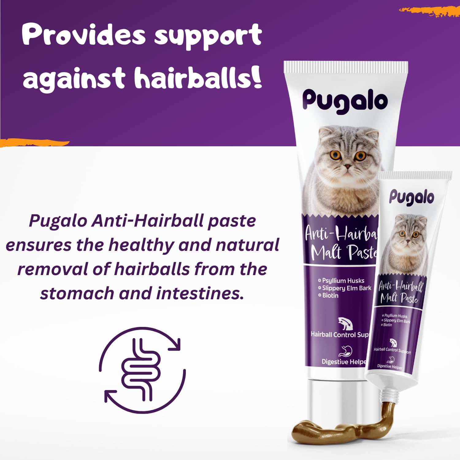 Pugalo cat gel-taste makes daily administration easier for picky eaters.