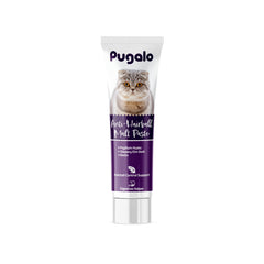Pugalo cat hairball remedy gel 100ml tube pour enables easy administration.