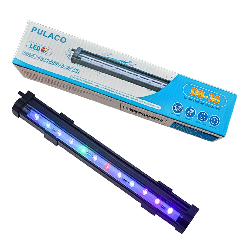 PULACO energy-saving 2W LED uses minimal power with seven color hues.
