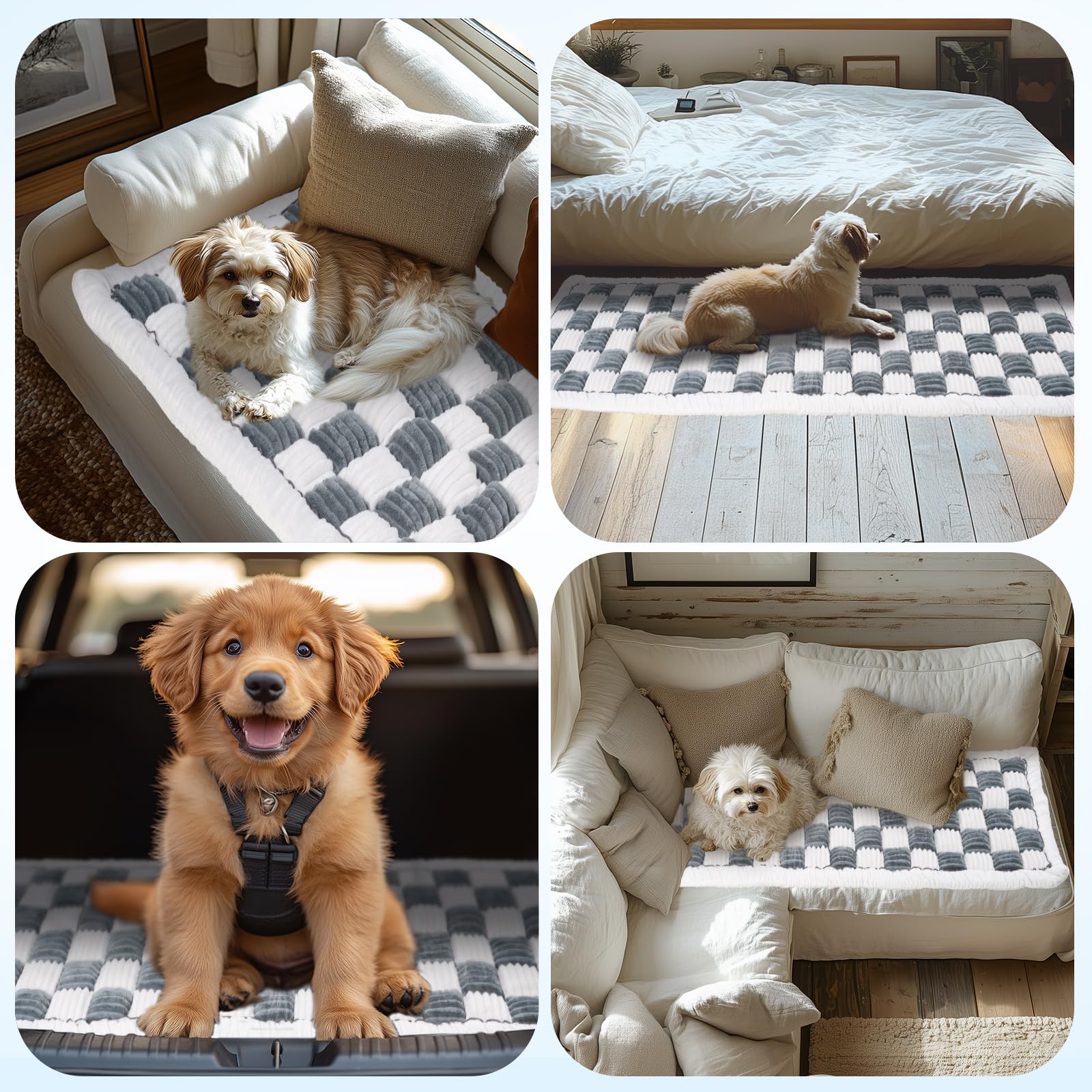 PulseFay dog couch cover bedside blanket for extra comfort