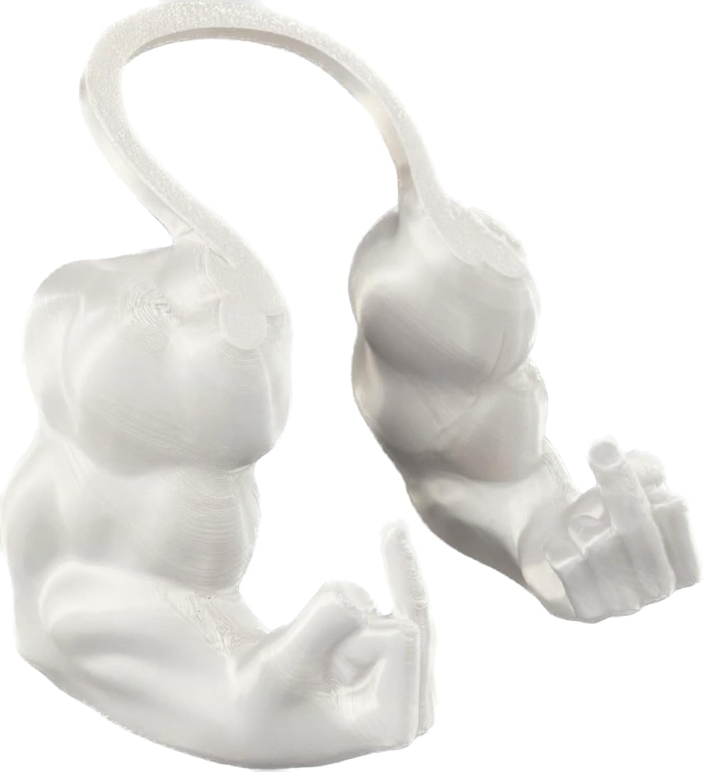 PUMEXFE Cat Muscle Arms neck wrap on a cat showcases adjustable fit for themed photos.
