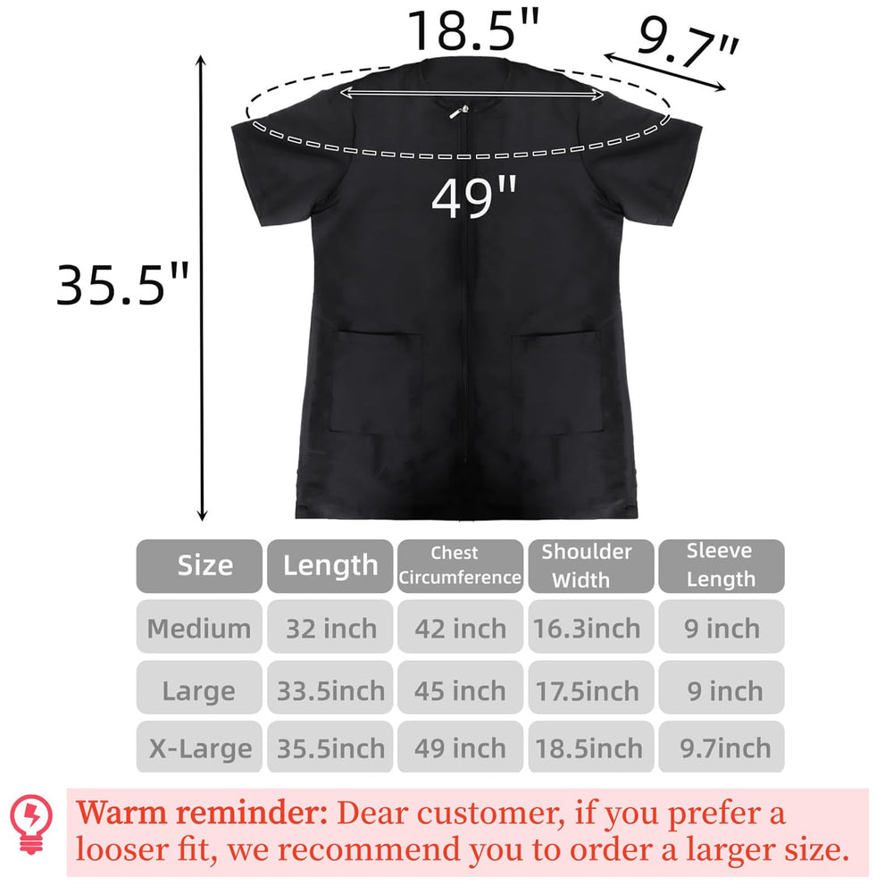 Pumtus anti-static grooming smock reduces hair cling for smoother handling
