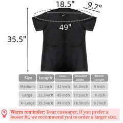 Pumtus anti-static grooming smock reduces hair cling for smoother handling