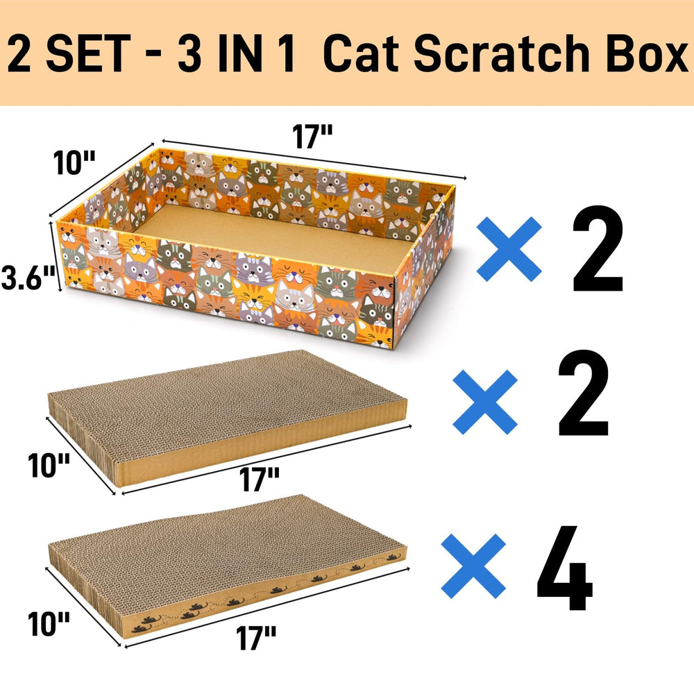 Pumtus corrugated cardboard surface detail showing claw friendly scratch area