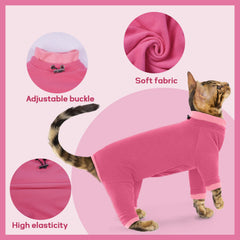 PUMYPOREITY cat shirt features four-legged fit and durable stitching.