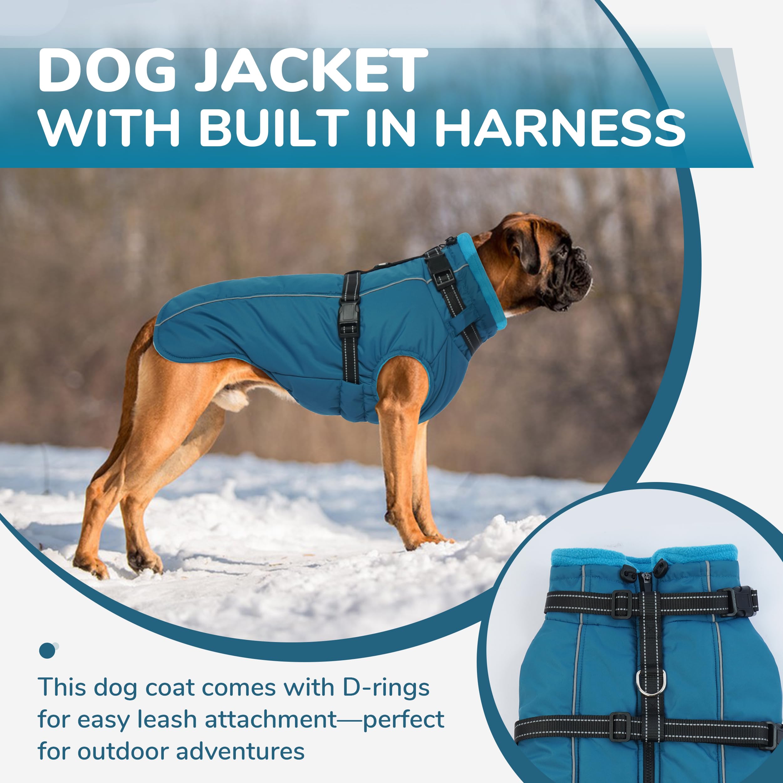 PUMYPOREITY warm fleece inner coat delivers cozy warmth during chilly morning strolls.
