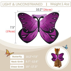 Puoyis adjustable Velcro wings with felt material for easy, comfy wear.