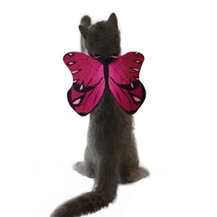 Puoyis butterfly wings on cat-puppy costume, enhances pretend play and party photos.