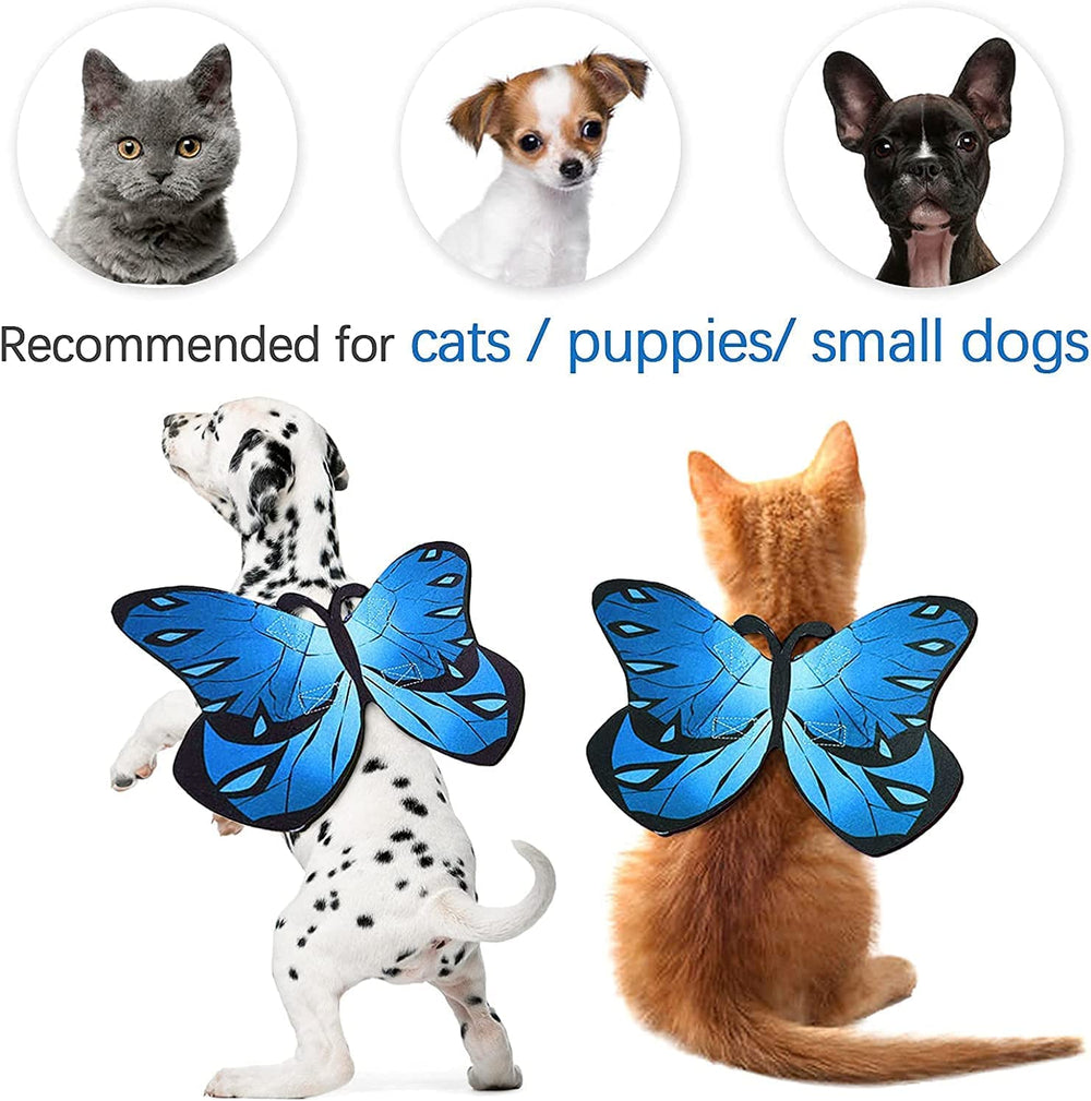 Puoyis cat-dog butterfly costume accessory, ideal for parties and photos.